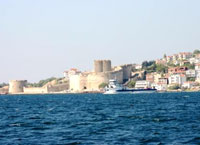 на фото Дарданеллы (Геллеспонт)