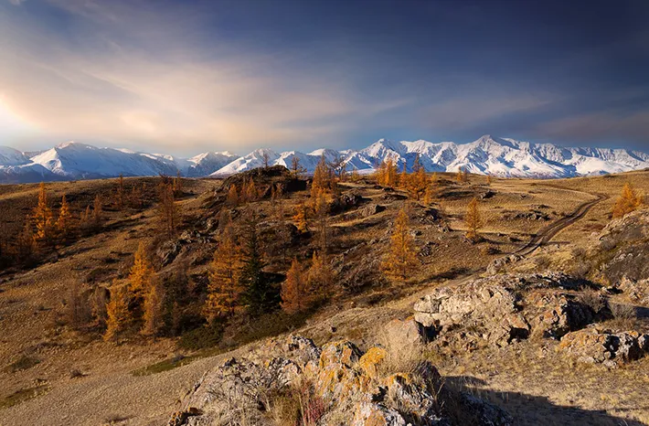 на фото Верхоянский хребет